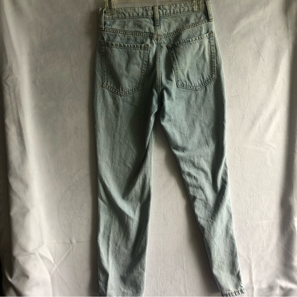 Banana Republic High Rise Baggy Straight Leg Women's/Junior Jeans Size 25/0 - Picture 2 of 6